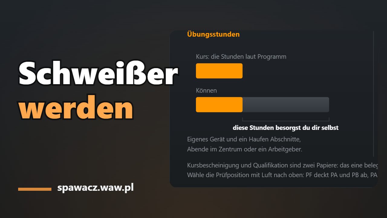 Schweißer werden: der Weg Schritt für Schritt