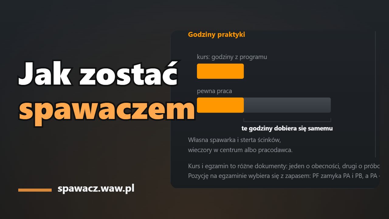 Jak zostać spawaczem od zera: droga od kursu do pierwszej pracy