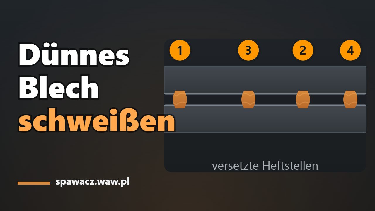 Dünnes Blech schweißen, ohne durchzubrennen
