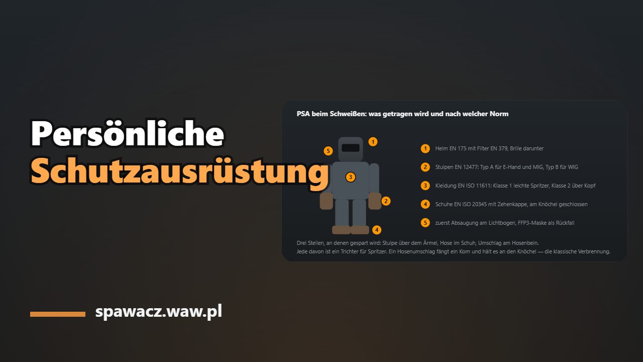PSA beim Schweißen: was wirklich schützt